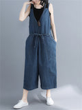 Women's Sliming Loose Casual Cropped Jumpsuits