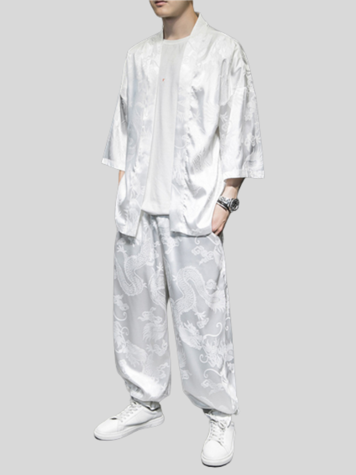 Men's Relaxed Half Sleeve Printed Outfits