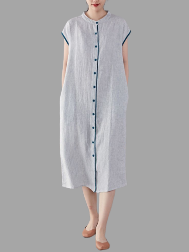 Casual Slimming Age-reducing Long Shirt Dresses