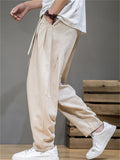 Men's Cotton Linen Chinese Style Simple Lantern Pants