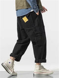 Japanese Street Style Oversized Cargo Pants for Men