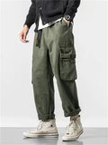 Japanese Street Style Oversized Cargo Pants for Men