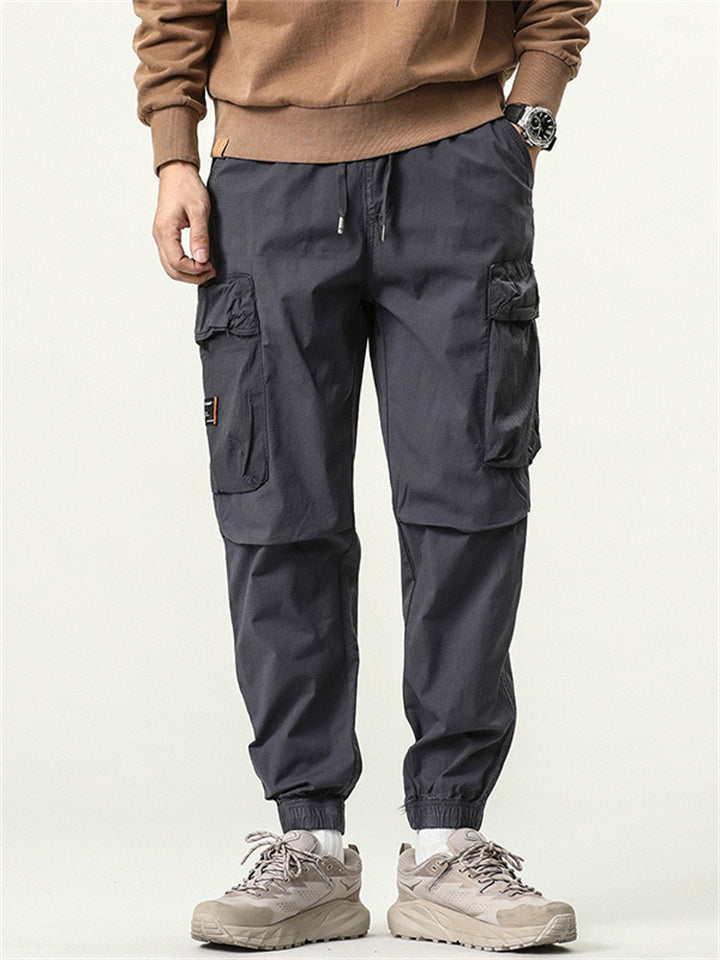 Leisure High Quality Relaxed All Match Male Pants
