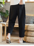 Cotton Linen Comfy Long Men's Pants