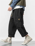 Japanese Street Style Oversized Cargo Pants for Men